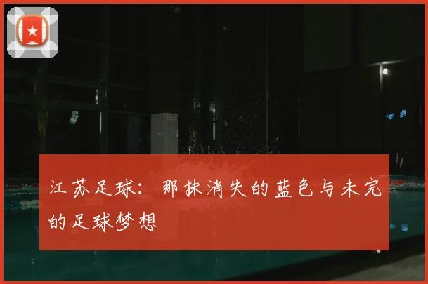 江苏足球:那抹消失的蓝色与未完的足球梦想